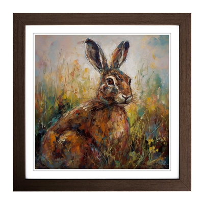 Hare Post-Impressionism No.1 - Framed Print