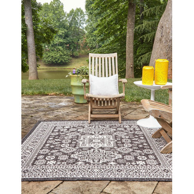 Indoor/Outdoor Chand Area Rug Stone Color