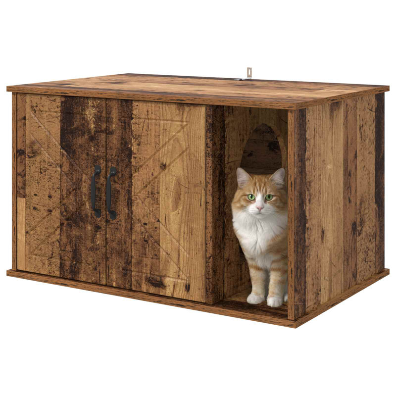 50.5cm H Cat Tree, Old Wood