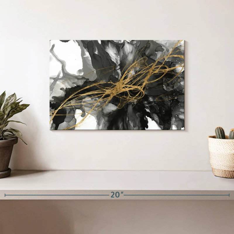 Avery Golden Vortex I, 8" H x 12" W