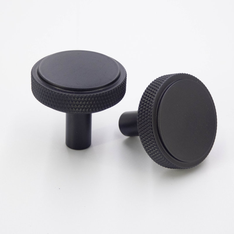 Round Knob, Black