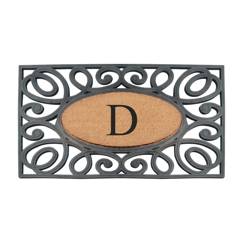 Paillasson antidérapant pour porte d'entrée 38 "x 23", D