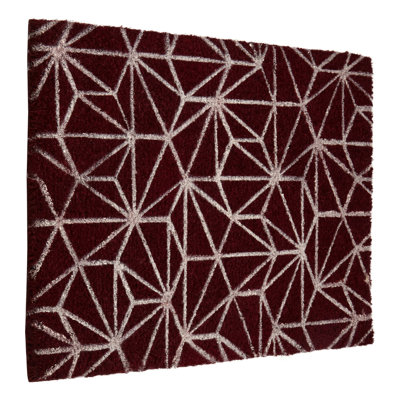 Erving Non-Slip Geometric Indoor Doormat