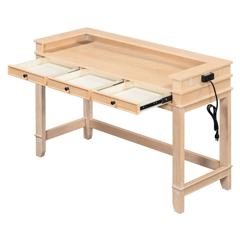 Table de salle à manger pour 3 personnes, petits espaces de cuisine, table rétro, rangement, charge, tabourets avec sièges confortables, finition naturelle, élégance de table et de chaises, rangement, structure en bois massif étroit,