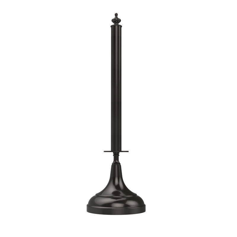 Porte-essuie-tout autoportant traditionnel Gober, Bronze huilé