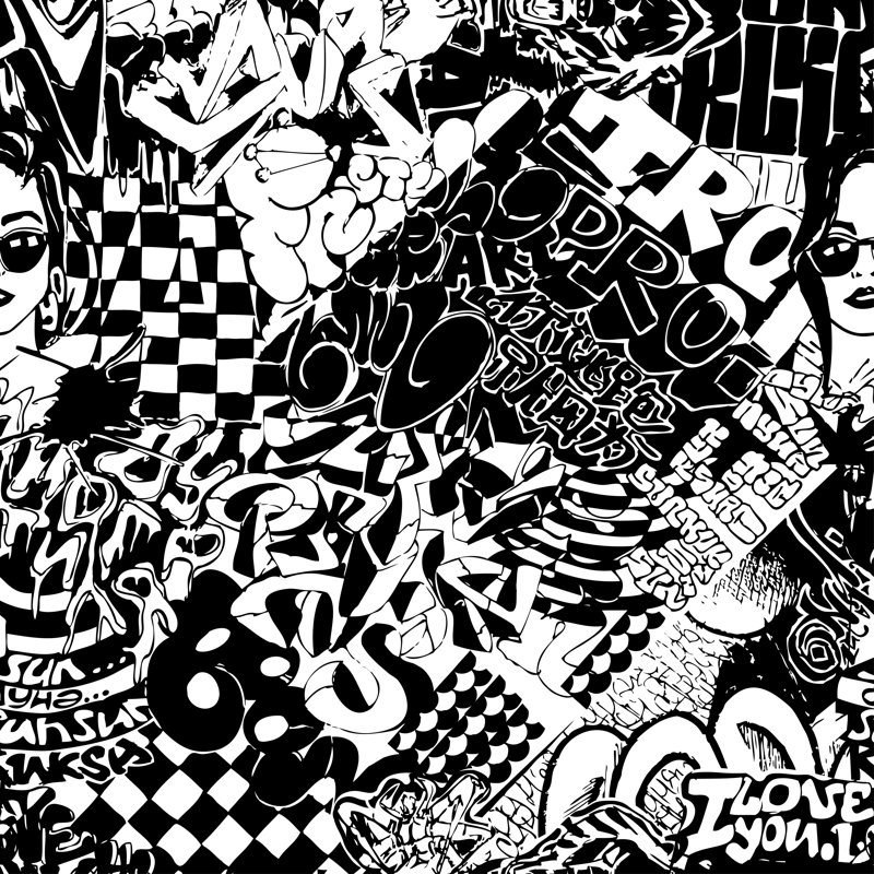 Tehachapi " Graffiti " by Elvirok, 12" H x 12" W