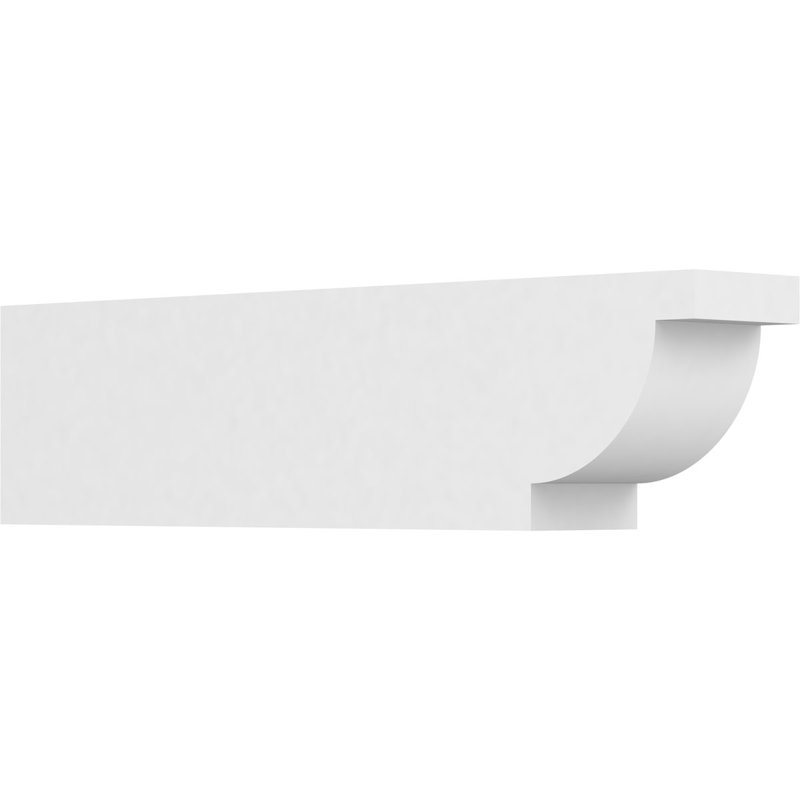4"W x 6"H x 24"L Standard Alpine Architectural Grade PVC Rafter Tail, 6"H x 4"W x 24"D