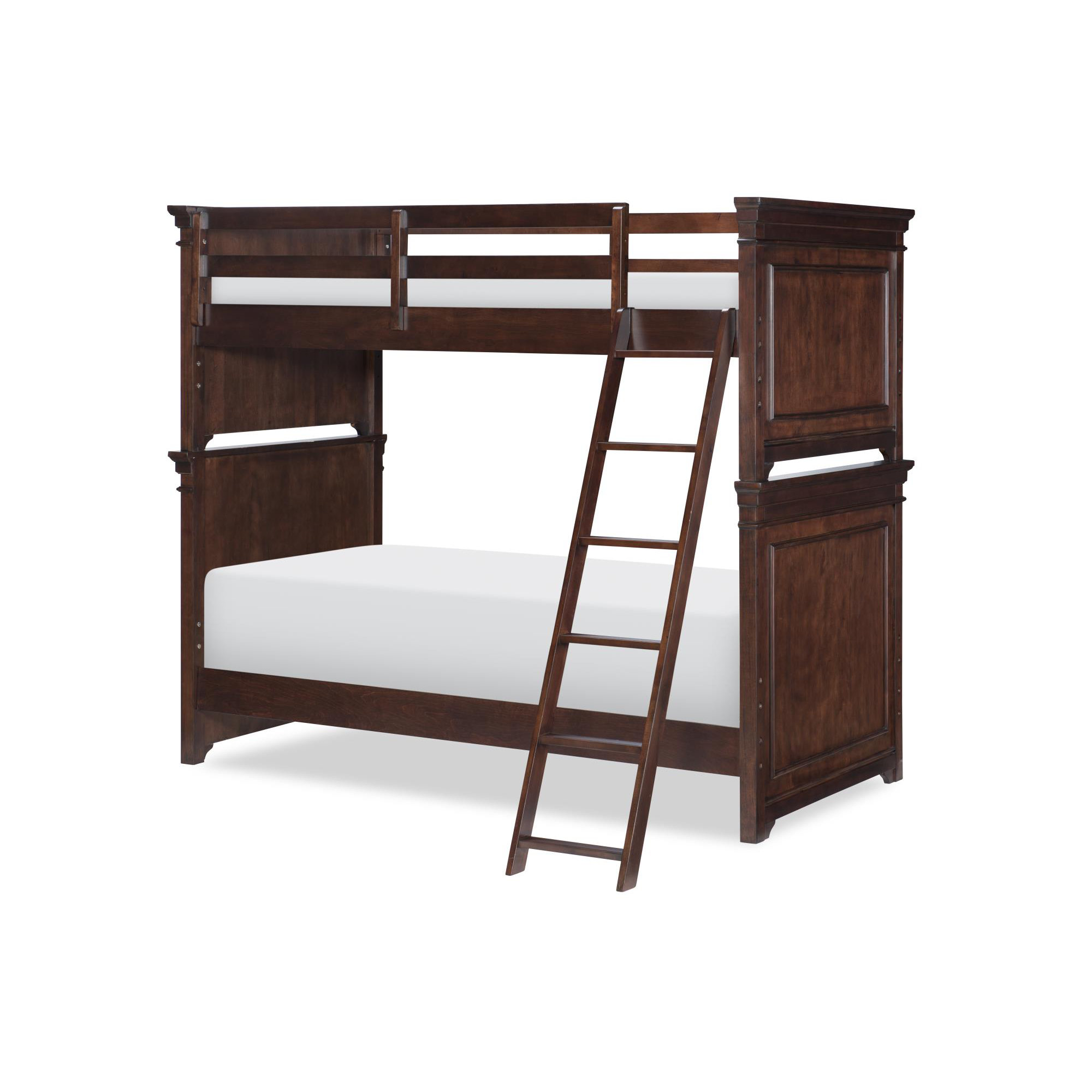 Canterbury 2.0 Twin-Over-Twin Bunk Bed, Brown