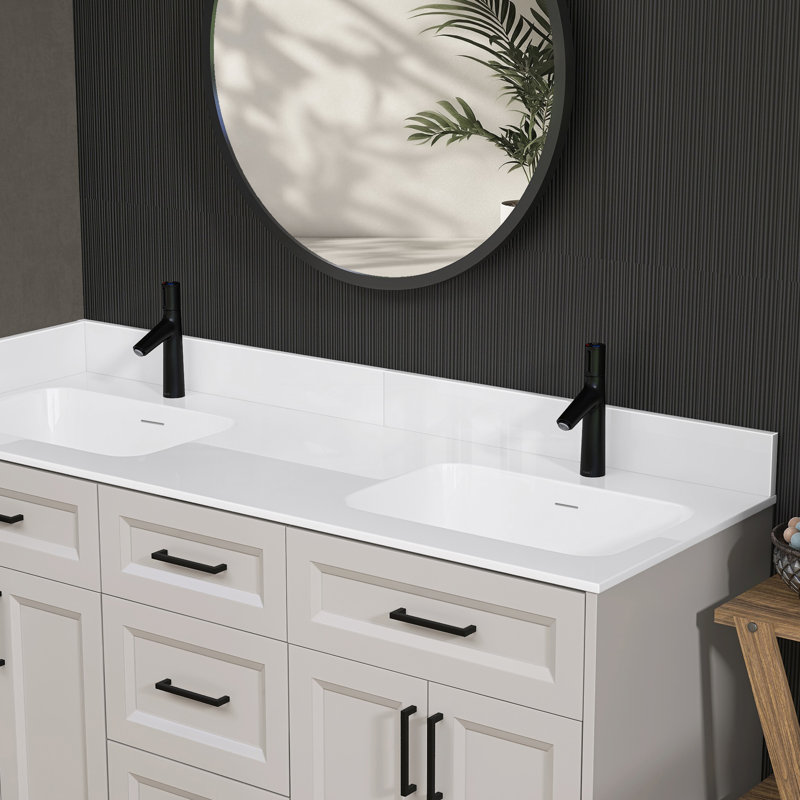 60 po X P 4 po Protecteur de dosseret de salle de bain H