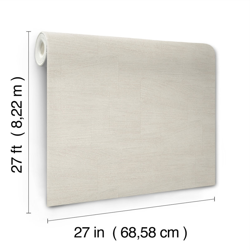 Papier peint géométrique supérieur, Gris pierre