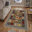 Tapis de couloir élégant, 2,6 x 6,6 pieds | 100% polyester, 650 g / m², hauteur des poils de 0,3 po | Pois antibactérien et antidérapant en PVC | Lavable à la machine, impression numérique 3D durable | Parfait pour la décoration intérieure