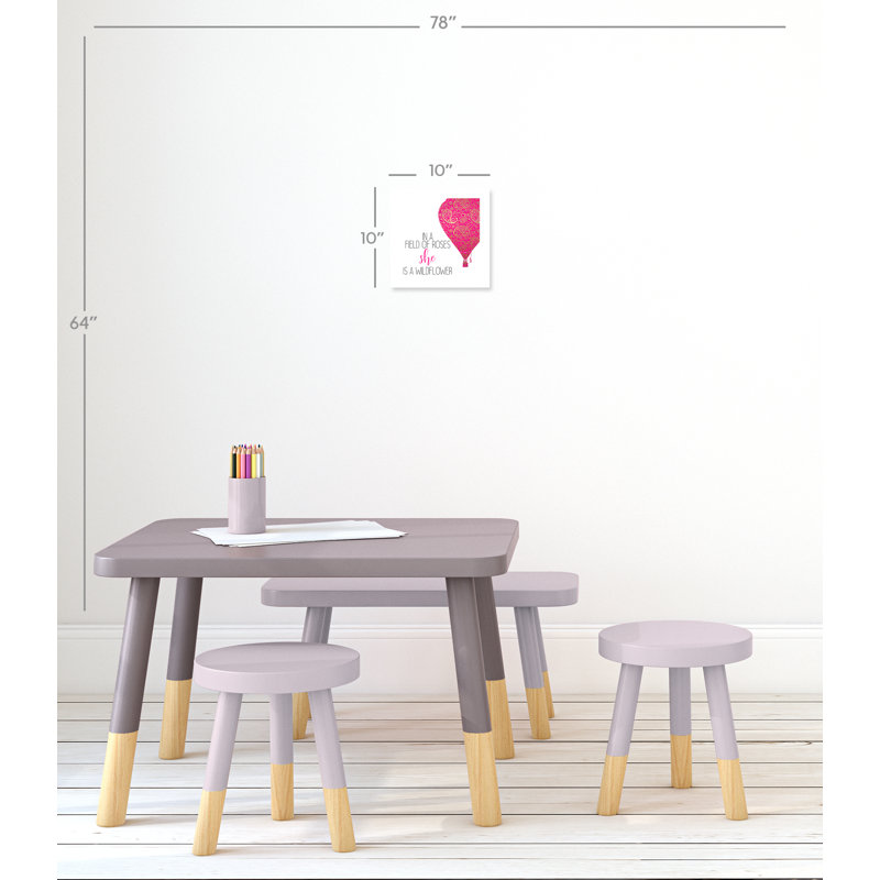 Il s’agit d’un wildflower, H 10 po x l 10 po x P 1 po, Papier