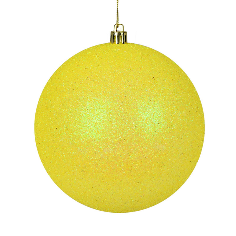 Décoration de boule décorative des Fêtes, Jaune