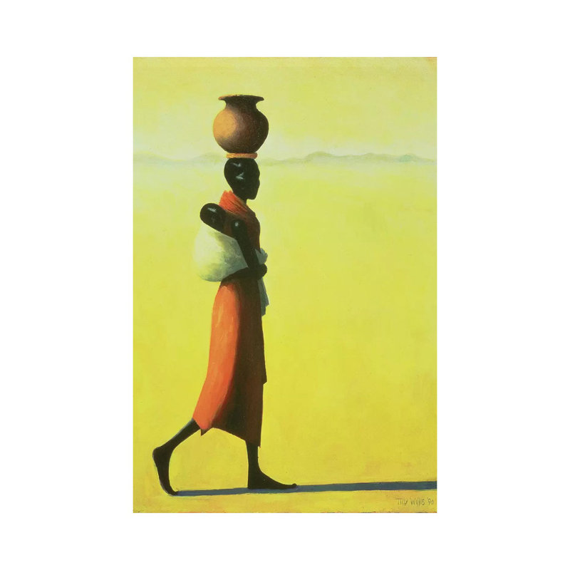 Woman Walking by Tilly Willis - Wrapped Canvas Painting, 66.04 cm H x 45.72 cm W x 1.91 cm D
