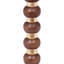 Mango Wood Round End Table, Honey