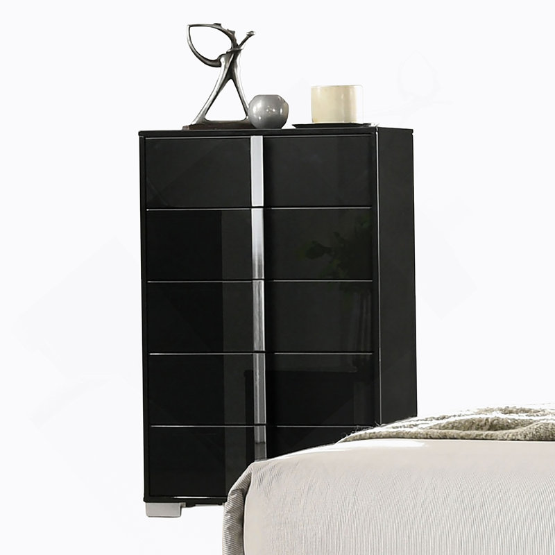 Mobilier de chambre à coucher 1pc, Noir
