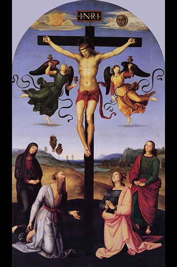 « christs on the cross » par raphael ou raffalello, reproduction d’art