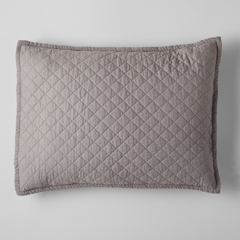 Ensemble de taies décoratives Jeffen, Très grand lit, Gris anthracite