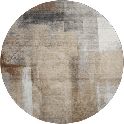 Premium Machine Washable Pirtle AMF1984 Abstract Rug
