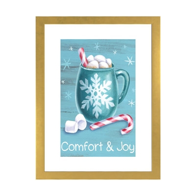 Peppermint Cocoa III-Comfort & Joy by Kelsey Wilson - Painting