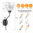 Dimmable Metal Wall Sconces with Petal Shaped Glass Shade-1870849105