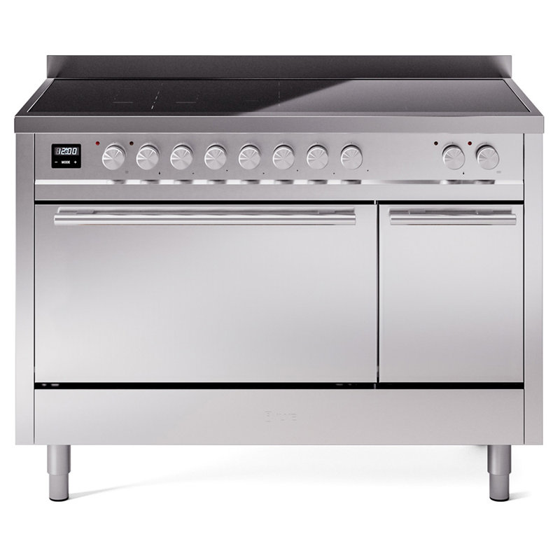 ILVE Professional Plus II 48 in Induction Range, Stainless Steel