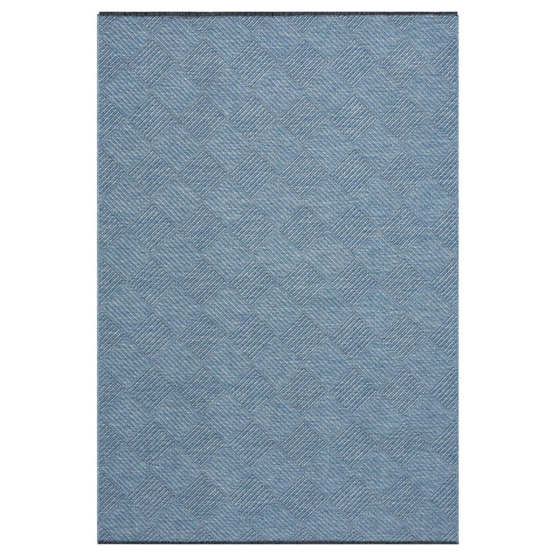 Modern Checkered Non-Slip Washable Area Rug, Rectangle 9' x 12'