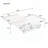Wood 23.6" rectangle Coffee Table with Wood Grain Design, 1 Hidden Storage Space-648356178