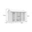 5ft x 10ft Apex Summer House (Full Height Window)