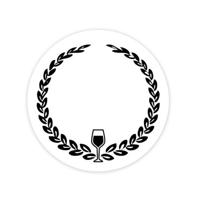 Autocollants ronds en vinyle pour boissons, verres à vin avec étiquettes rondes vierges pour cocktail