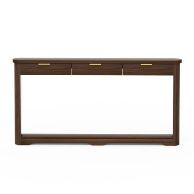 Modern Console Table With Shelf & Drawers