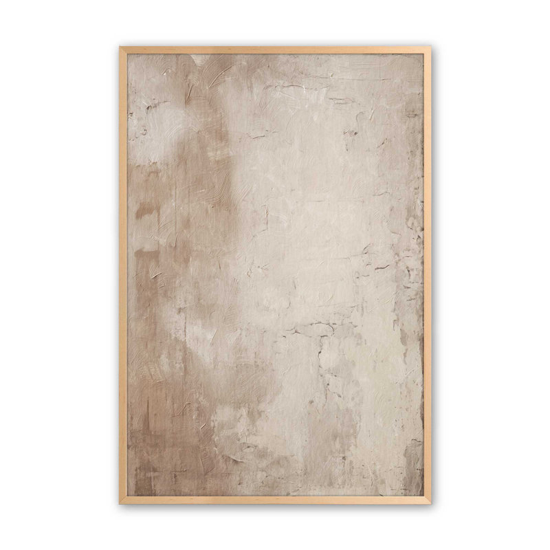 Fresco's Silent Tale I, H 21 po x l 17 po, Érable brut encadré