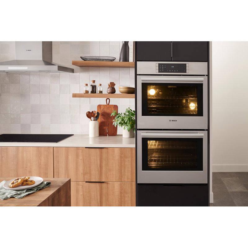 800 Series 30" 9.2 cu. ft Self-Cleaning Convection Electric Double Wall Oven, Stainless Steel