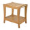 Spateak Grade-A Teak Wood Paris Shower Seat 18" Outdoor Patio Stool Bench