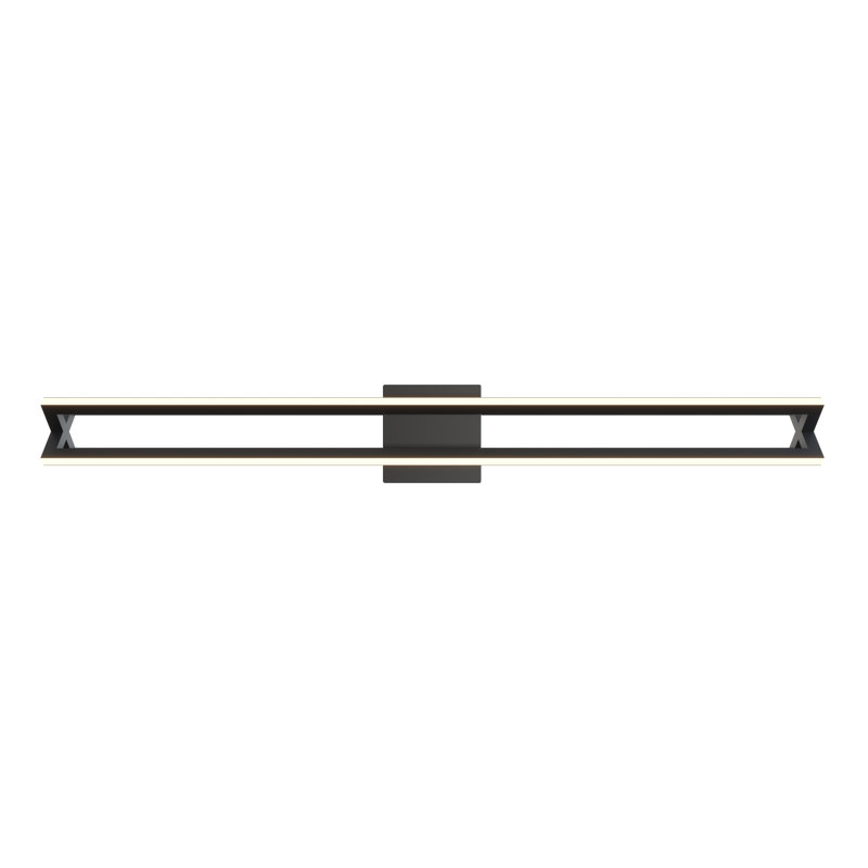 Ensemble de meuble-lavabo DEL 38W 4000Lm, Noir