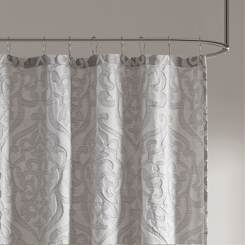 Rideau de douche jacquard, Grey