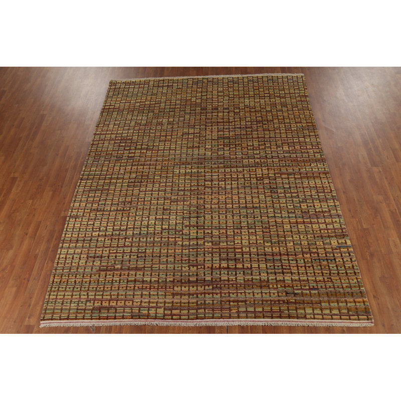 Tapis marocain à carreaux all-over 8 x 10