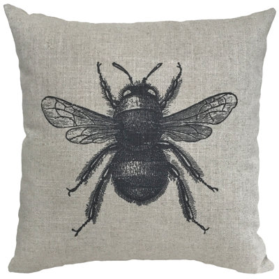 Linen Reversible Throw Pillow