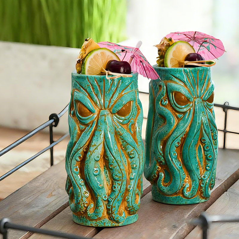VERRE 18K KRAKEN ZOMBIE TIKI