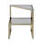 Lumpkin Glass Top End Table