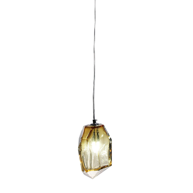 Mini-luminaire suspendu en verre Altair