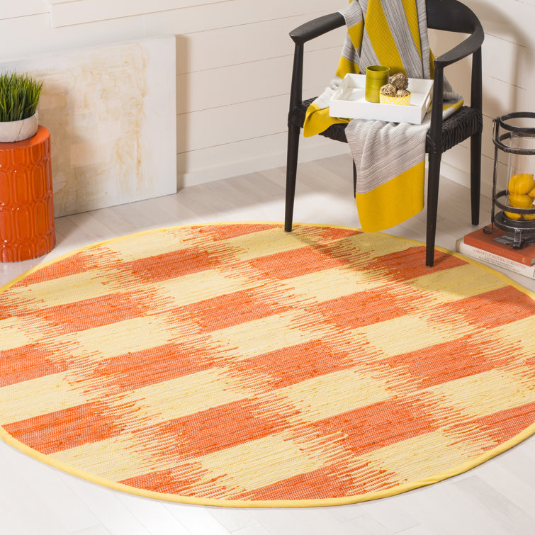 Opie Hand Woven Cotton Ikat Rug