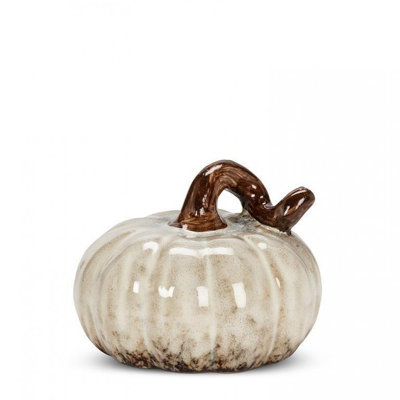 Mini figurine citrouille ivoire