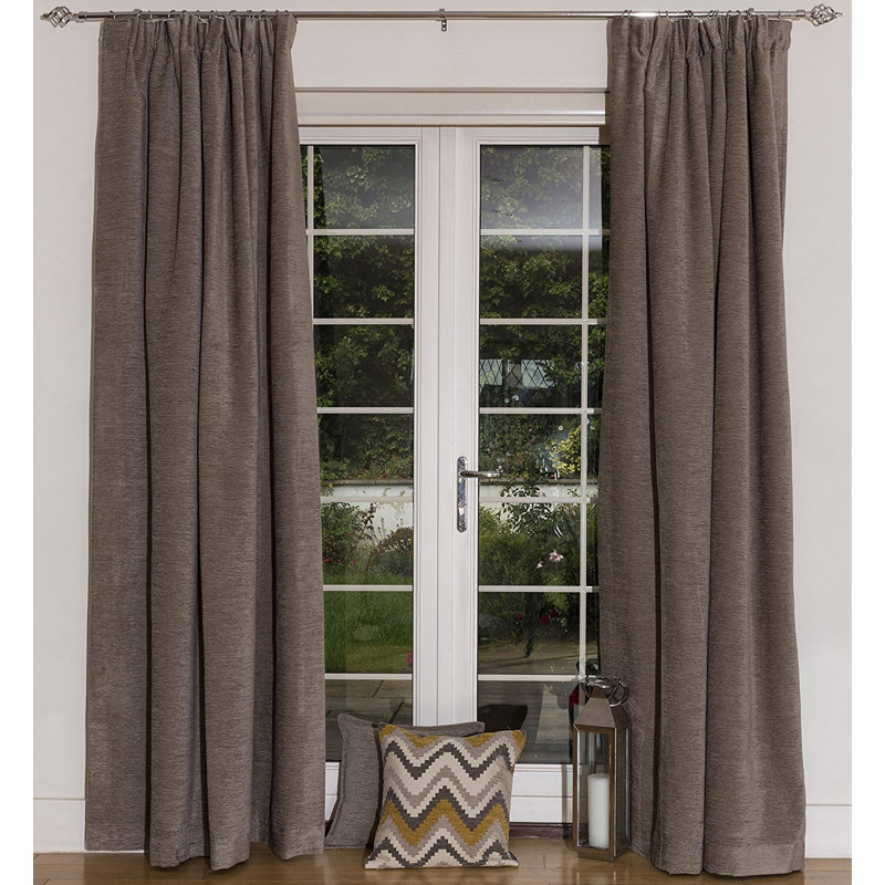 Ansley Blackout Curtain Pair, 116 W x 182 D cm