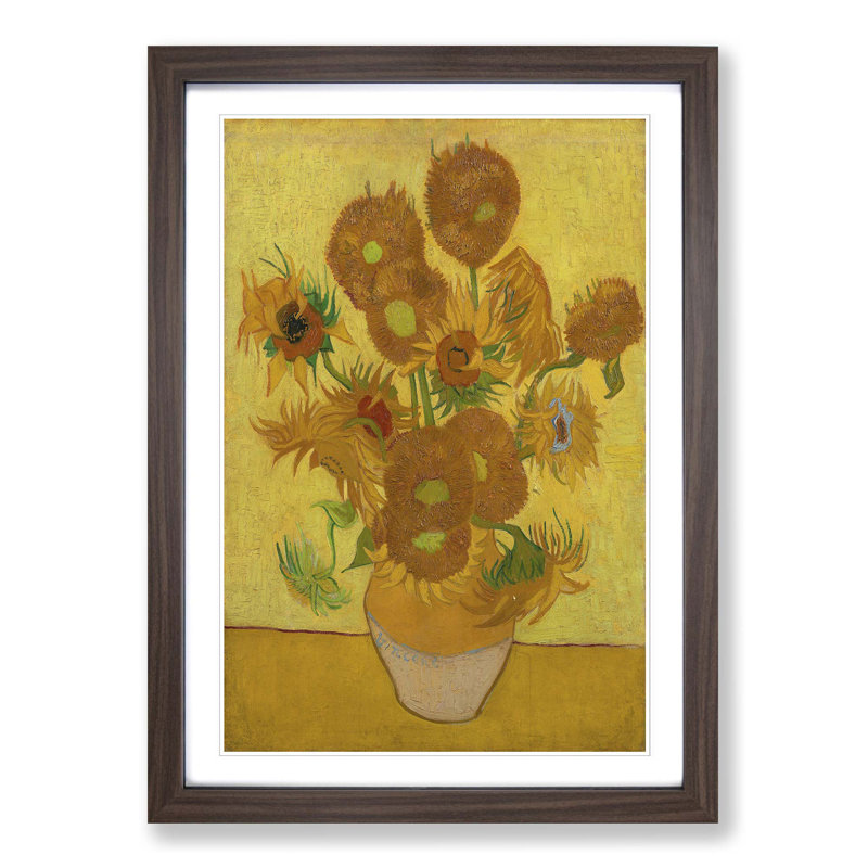 Vincent Van Gogh - Painting on Canvas, Walnut Framed, 62cm H x 45cm W