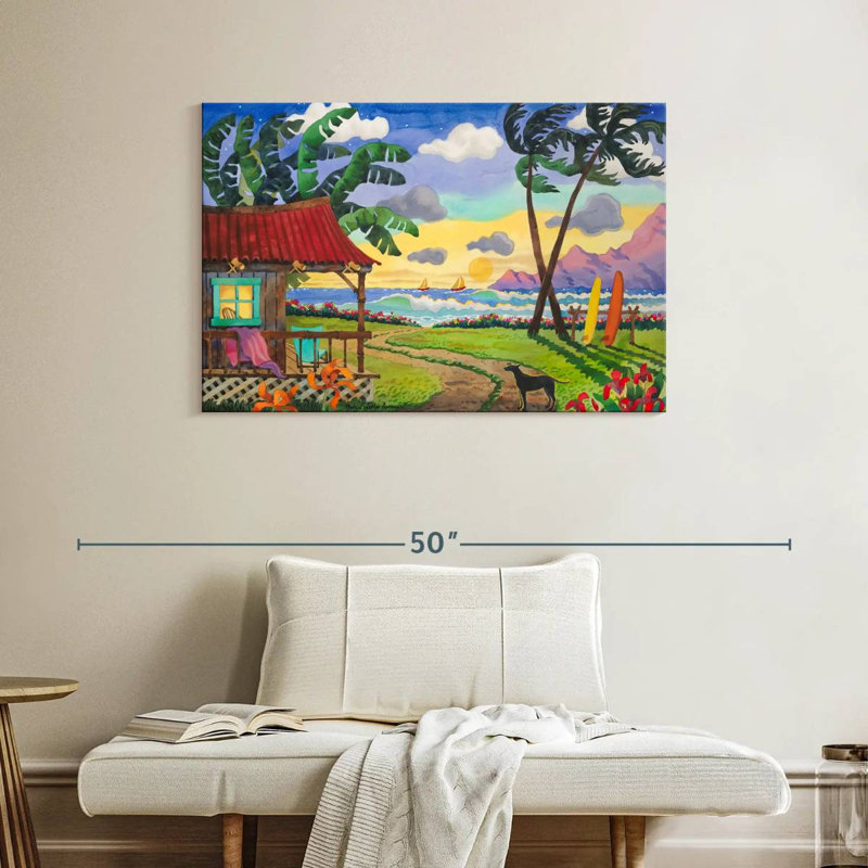 Gillard My Island Paradise II, 26" H x 39" W