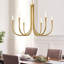 6-Light Candle Style LED Chandelier-1621441986