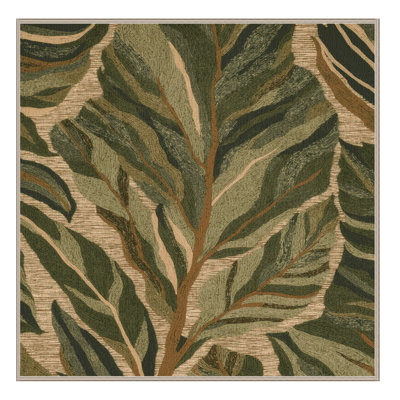 Machine Washable Nature Brown Area Rug