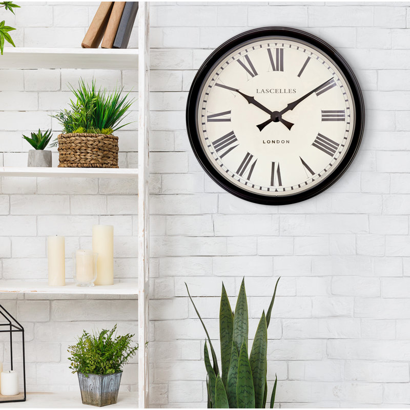 Large Metal Wall Clock - 58cm