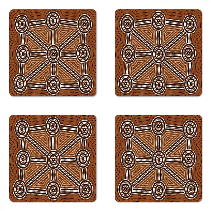 Sous-verre tribal